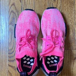 BRAND NEW Hot Pink Adidas NMDs